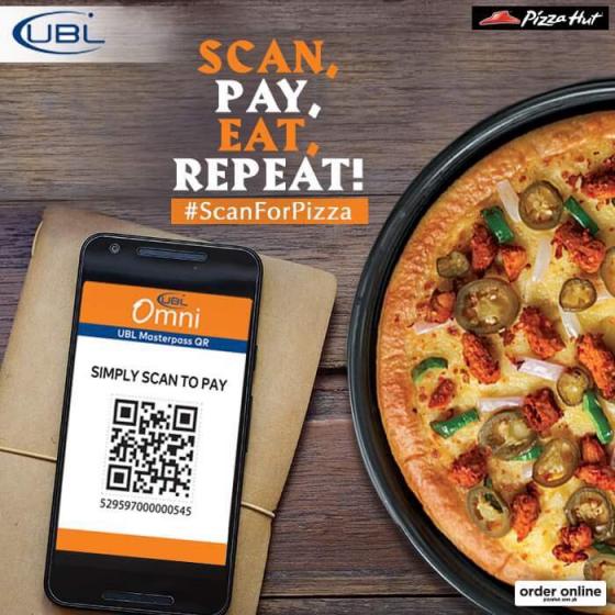 Scan and pay through UBL Masterpass QR to get 50 Cashback at Pizza Hut What's On Sale